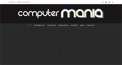 Desktop Screenshot of computermaniasrl.it